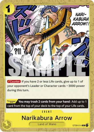 Narikabura Arrow (ST09-014) (Reprint) — One Piece The Best (PRB01)