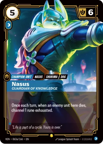 Nasus, Guardian of Knowledge #063a/166 — Vendetta