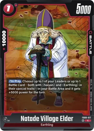 Natade Village Elder FB08-017 — Saiyan's Pride (FB08)