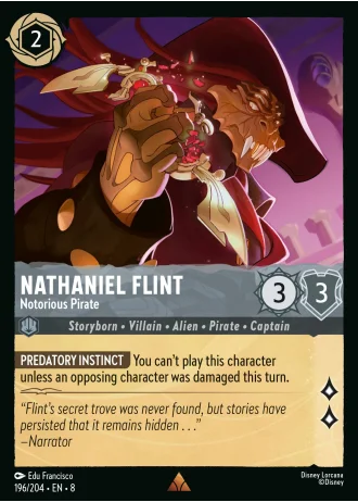 Nathaniel Flint - Notorious Pirate #196/204 — Reign of Jafar