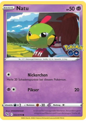 Natu #032/78 — Pokémon GO