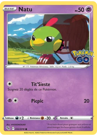 Natu #032/78 — Pokémon GO