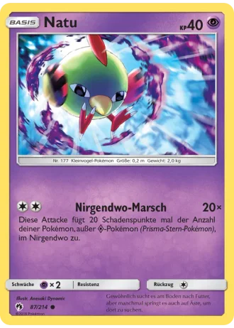 Natu #87/214 — Echo des Donners