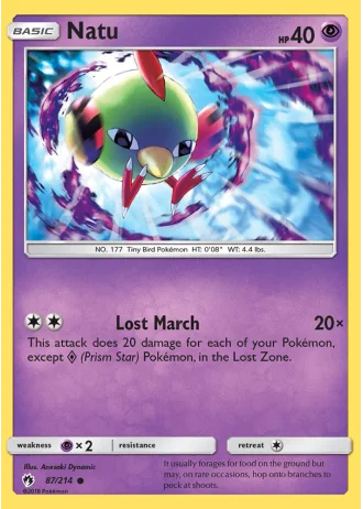 Natu #87/214 — Lost Thunder