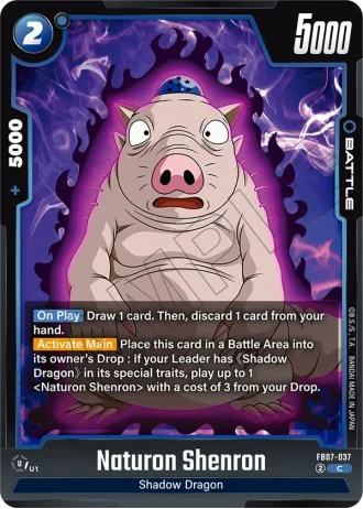 Naturon Shenron FB07-037 — Wish for Shenron (FB07)