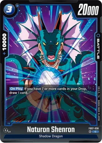 Naturon Shenron FB07-038 — Wish for Shenron (FB07)