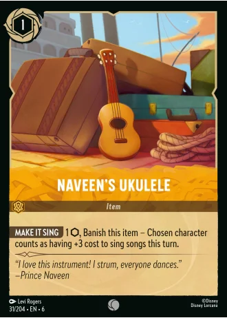 Naveen's Ukulele #31/204 — Azurite Sea