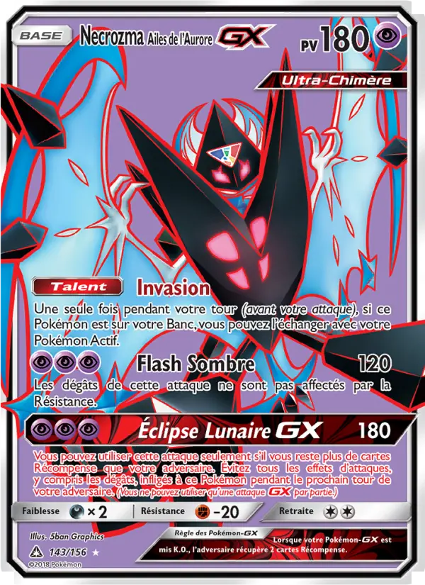 Necrozma Ailes de l’Aurore GX #143 — Ultra-Prisme