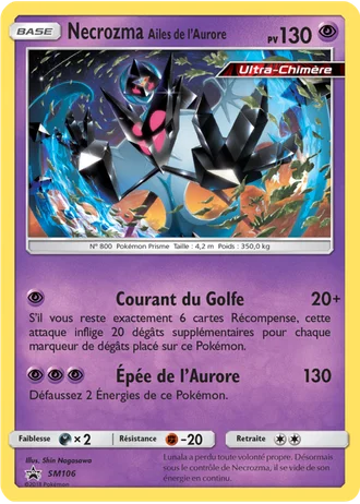 Necrozma Ailes de l’Aurore SM106 — Soleil & Lune Promos