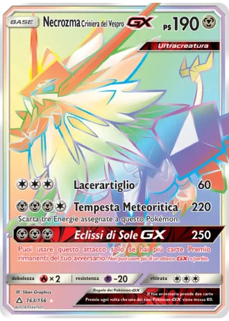 Necrozma Criniera del Vespro GX #163/156 — Ultraprisma