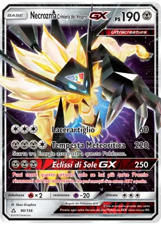 Necrozma Criniera del Vespro GX #90/156 — Ultraprisma