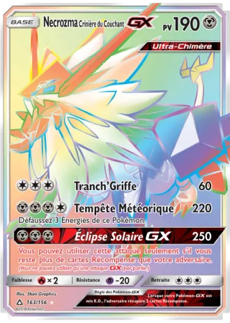 Necrozma Crinière du Couchant GX #163 — Ultra-Prisme