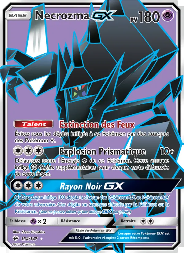 Necrozma GX #134 — Ombres Ardentes