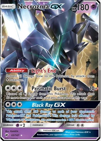 Necrozma GX #63 — Burning Shadows