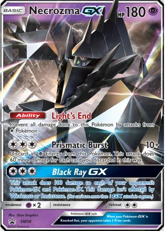 Necrozma GX SM58 — Sun & Moon Promos