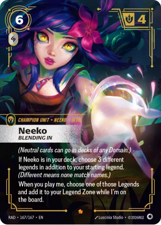 Neeko, Blending In #167/167 — Radiance