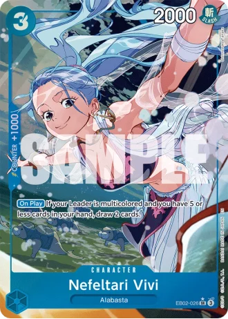Nefeltari Vivi (EB02-026) (Alternative Art) — Anime 25th Collection (EB02)