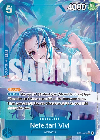 Nefeltari Vivi (EB03-024) (Alternative Art) — ONE PIECE Heroines Edition (EB03)