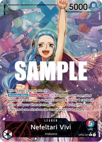 Nefeltari Vivi (OP04-001) (Alternative Art) — Kingdoms of Intrigue (OP04)