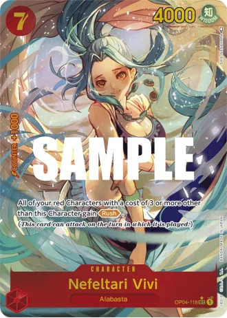 Nefeltari Vivi (OP04-118) (Alternative Art) — Kingdoms of Intrigue (OP04)