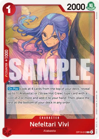 Nefeltari Vivi (OP13-012) — Carrying on His Will (OP13)