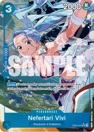 Nefertari Vivi (EB02-026) (Alternative Art) — Anime 25th Collection (EB02)