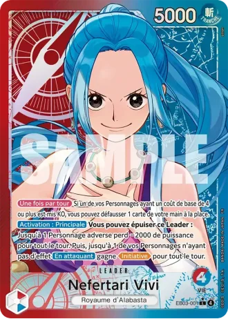Nefertari Vivi (EB03-001) (Alternative Art) — ONE PIECE Heroines Edition (EB03)