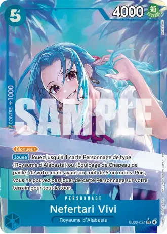 Nefertari Vivi (EB03-024) (Alternative Art) — ONE PIECE Heroines Edition (EB03)