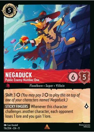 Negaduck - Public Enemy Number One #116/204 — Winterspell