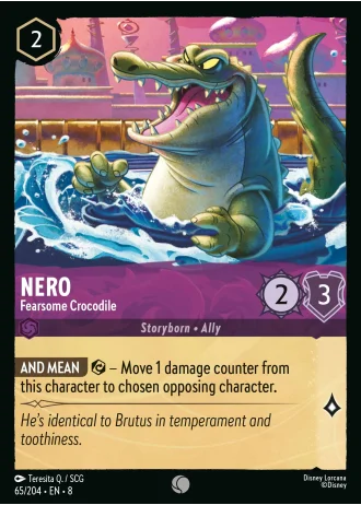 Nero - Fearsome Crocodile #65/204 — Reign of Jafar