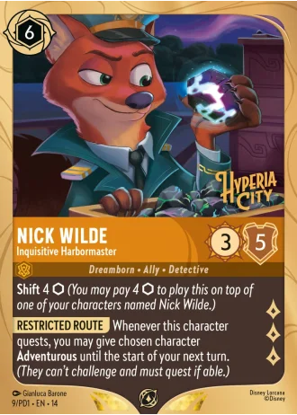 Nick Wilde - Inquisitive Harbormaster PD1-9/257 — Hyperia City