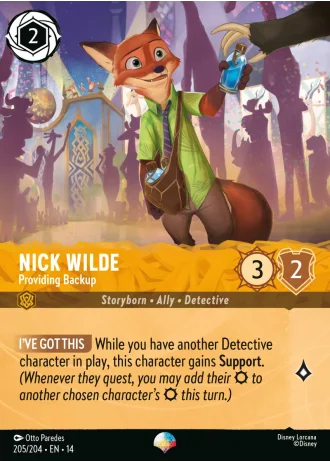 Nick Wilde - Providing Backup #205/257 — Hyperia City