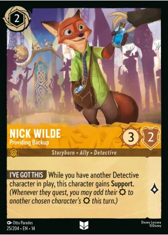 Nick Wilde - Providing Backup #25/257 — Hyperia City