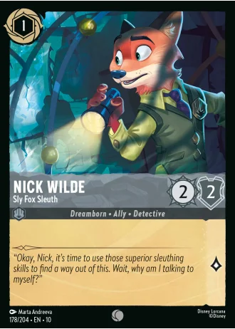 Nick Wilde - Sly Fox Sleuth #178/204 — Whispers in the Well