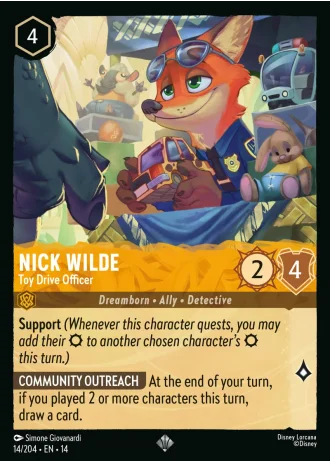 Nick Wilde - Toy Drive Officer #14/257 — Hyperia City