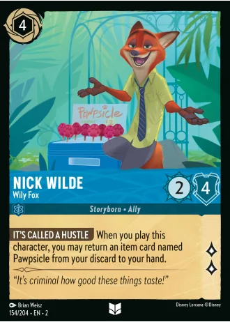 Nick Wilde - Wily Fox #154/204 — Rise of the Floodborn