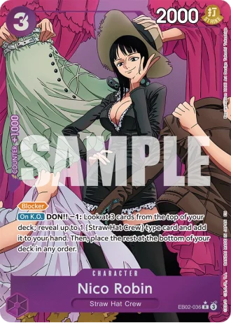 Nico Robin (EB02-036) (Alternative Art) — Anime 25th Collection (EB02)