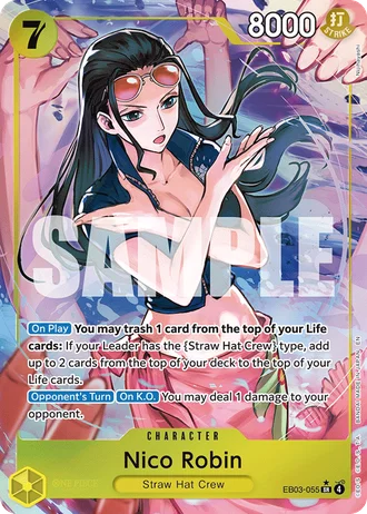 Nico Robin (EB03-055) (Alternative Art) — ONE PIECE Heroines Edition (EB03)