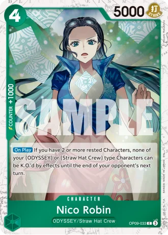 Nico Robin (OP09-033) (Pirate Foil) — One Piece Card The Best Vol.2(PRB02)