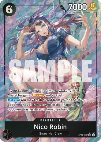 Nico Robin (OP12-087) (Alternative Art) — Legacy of the Master (OP12)