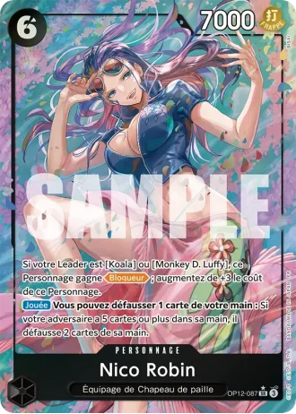 Nico Robin (OP12-087) (Alternative Art) — l'Héritage du Maître (OP12)