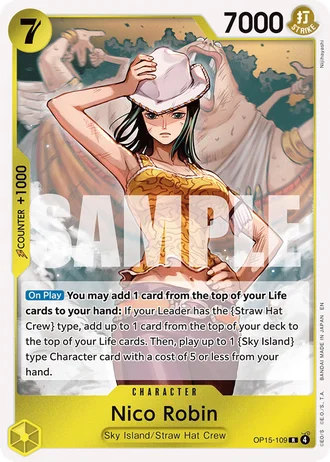 Nico Robin (OP15-109) — Adventure on Kami's Island (OP15-EB04)
