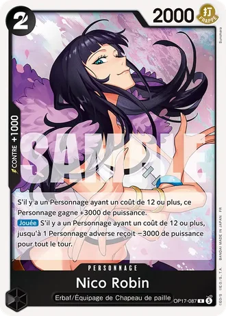 Nico Robin (OP17-087) — Les Guerriers les Plus Puissants au Monde (OP17)