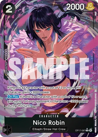 Nico Robin (OP17-087) (Alternative Art) — The World's Strongest Warriors (OP17)