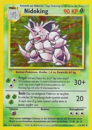 Nidoking #11 — Grundset