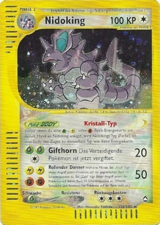 Nidoking #150 — Aquapolis