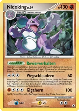 Nidoking #29/111 — Aufstieg der Rivalen
