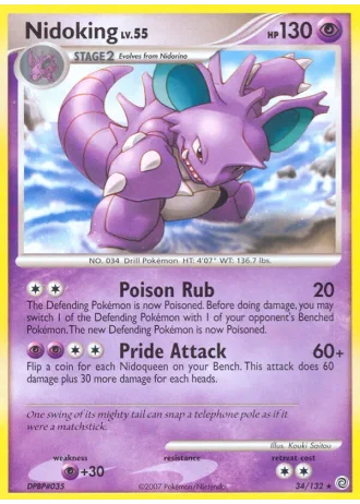 Nidoking #34/132 — Prodigi Segreti