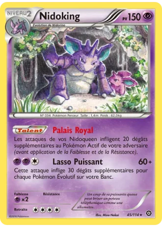 Nidoking #45/114 — Offensive Vapeur