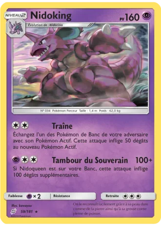 Nidoking #59/181 — Duo de Choc